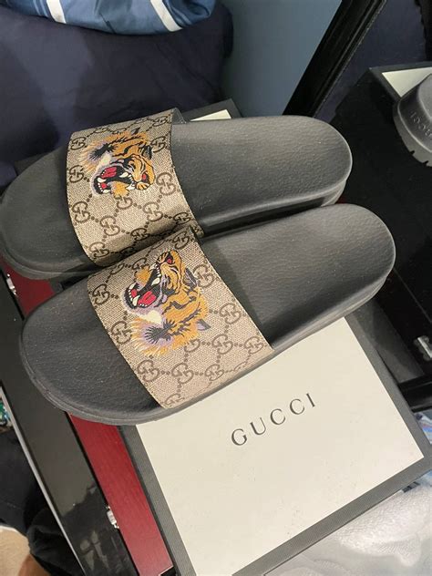 gucci windbreaker tiger replica|gucci slides with tiger.